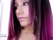 Hot Girl Fingers Ass to make Cock Cum POV Call Casting