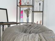 Tranny Masturbates Her Cock In Different Positions