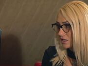 Old employer fucks blonde babe