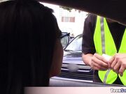 She can handle a parking ticket anytime