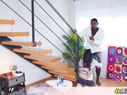 Beautiful slut versus a huge black cock