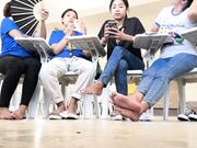 Eight Indonesian Bare Feet