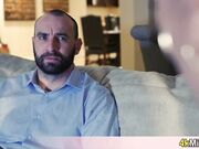 Short haired blond slut gets a surprise