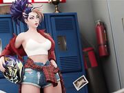 Lol Wild Rift Game Sex In Boy Dress room