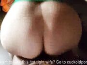 White girl gets blacked and submits to BBC while her husband