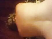 filming wife with her bbc cuckold creampie orgasm