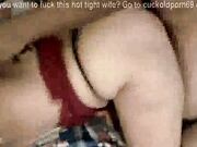 Cuckold hot wife gets caught from behind