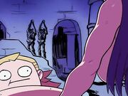 Animated cartoon succubus