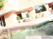 Busty stepmom having a day off with me