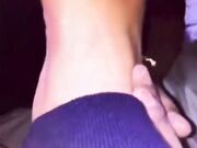 Angie da brat wanted me to suck her toe