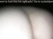Ebony slut cheats on her hubby wit bbc