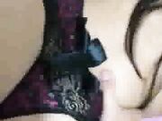 A nympho wife goes wild with 2 black cock