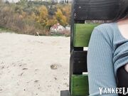 Public Flashing: Teen Girl Strips in the Park