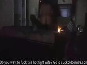 Japanese guy invites gifted friends to fuck his hot wife