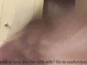 intense orgasm of swinger wife in 3some with neighbor