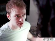 Movie night with my nymhpo stepmother