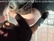 White Girl With Big Nipples Fucked by Two BBC DP