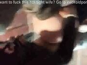 White Girl With Big Nipples Fucked by Two BBC DP