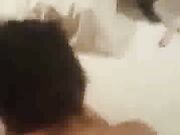 Wife getting fucked hard and creampied