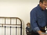 Blonde German granny fucking