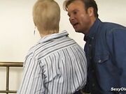 Blonde German granny fucking