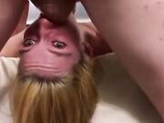 Rough Throat Fucking: Blonde Teen's Wild Side