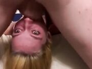 Rough Throat Fucking: Blonde Teen's Wild Side