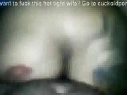 Hubby jack cock on wife's Tight Jeans