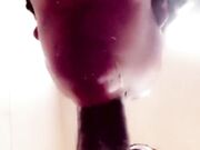 Truck Stop Blowjob - She Takes My Big Cock in the Bathroom