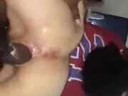 Julie Fucked by Two Black Cocks