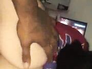 Julie Fucked by Two Black Cocks