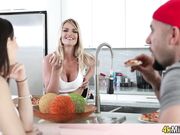 Stepmom wants to join our fuck with GF