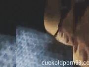 Filmed with his wife Christina