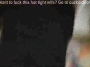 horny amateur milf fucks BBC in her house