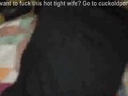 horny amateur milf fucks BBC in her house