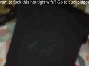 horny amateur milf fucks BBC in her house