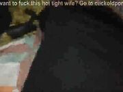 horny amateur milf fucks BBC in her house