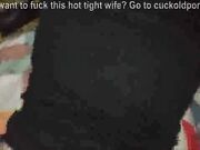 horny amateur milf fucks BBC in her house