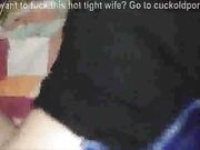 horny amateur milf fucks BBC in her house