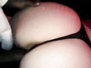 White Girl With Big Nipples Fucked by Two BBC DP