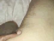 Wife has big orgasm with black bull while husband watches