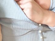 I have a weird hobby of licking my boobs before going to sleep