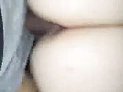 Pia Sofie's first black cock while her cuckold must watching