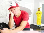 Catching an extra petite sexy pokemon