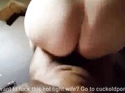 Petite Wife Fucks BBC Big Black Cock For Husband In The Room