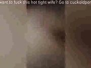 Hot wife squirts while watching porn