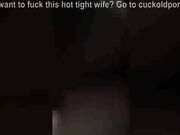 Hot wife squirts while watching porn