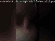 Hot wife squirts while watching porn