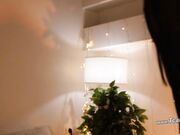 Hottie Latina Passionately Strokes Her Penis