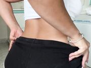 Wife on Her Knees Grinding, Reveal and Spank Her Ass